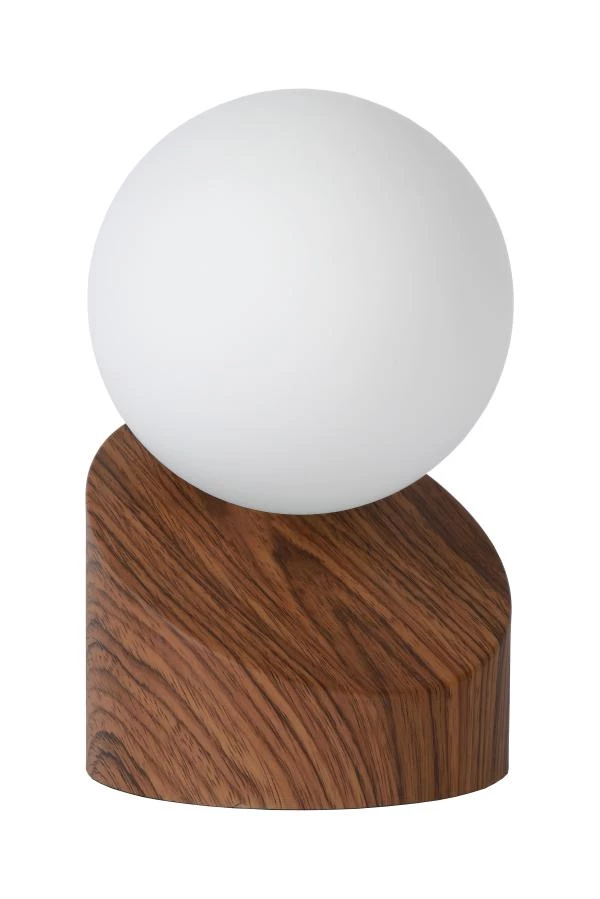 Lucide LEN - Table lamp - Ø 10 cm - 1xG9 - Wood - turned off